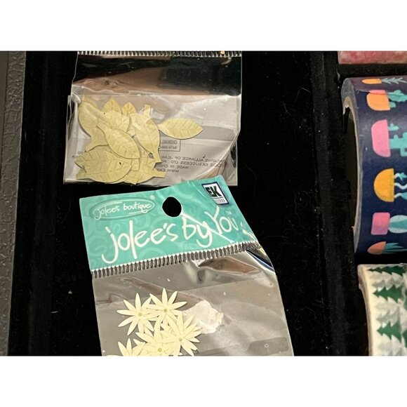 Washi Rolls Mixed Craft Lot of 32 Plus Two NEW Jolees by You Packets Scrapbookin - Picture 3 of 7